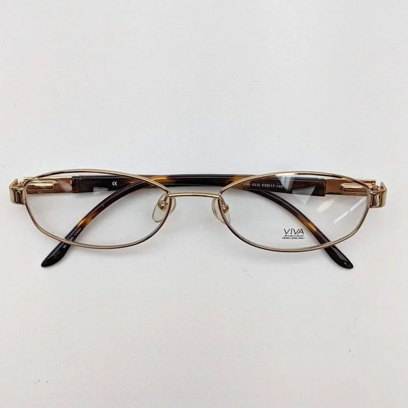 🕶️Viva 250 GLD Eyeglasses 53/17 135 /YHB108🕶️ - Picture 1 of 8